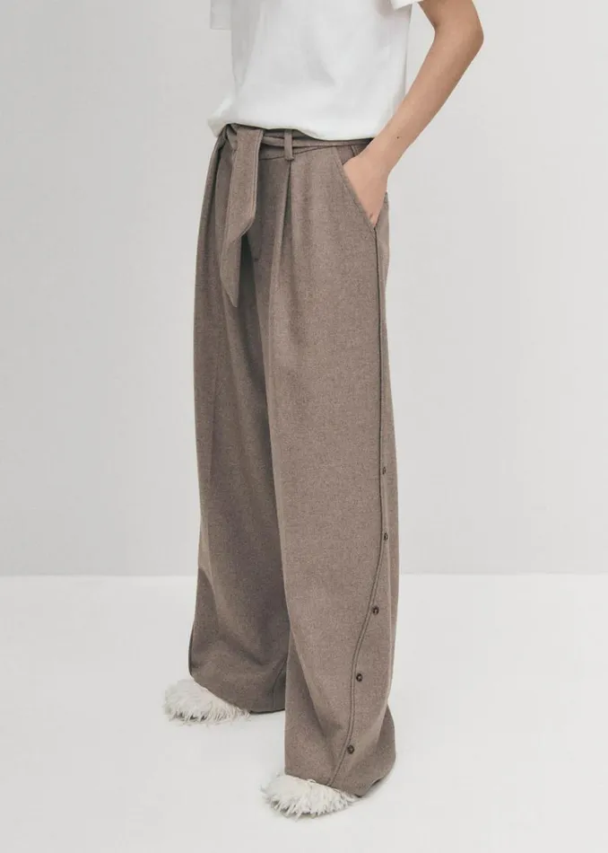 Pants Women ALOHAS Abbie Taupe Trousers