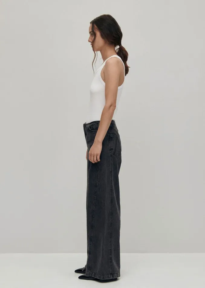 Pants Women ALOHAS Magda Black Denim Pants