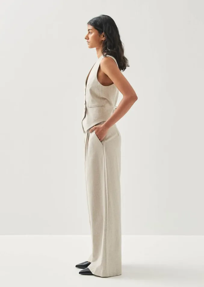 Pants Women ALOHAS Meran Cream Trousers