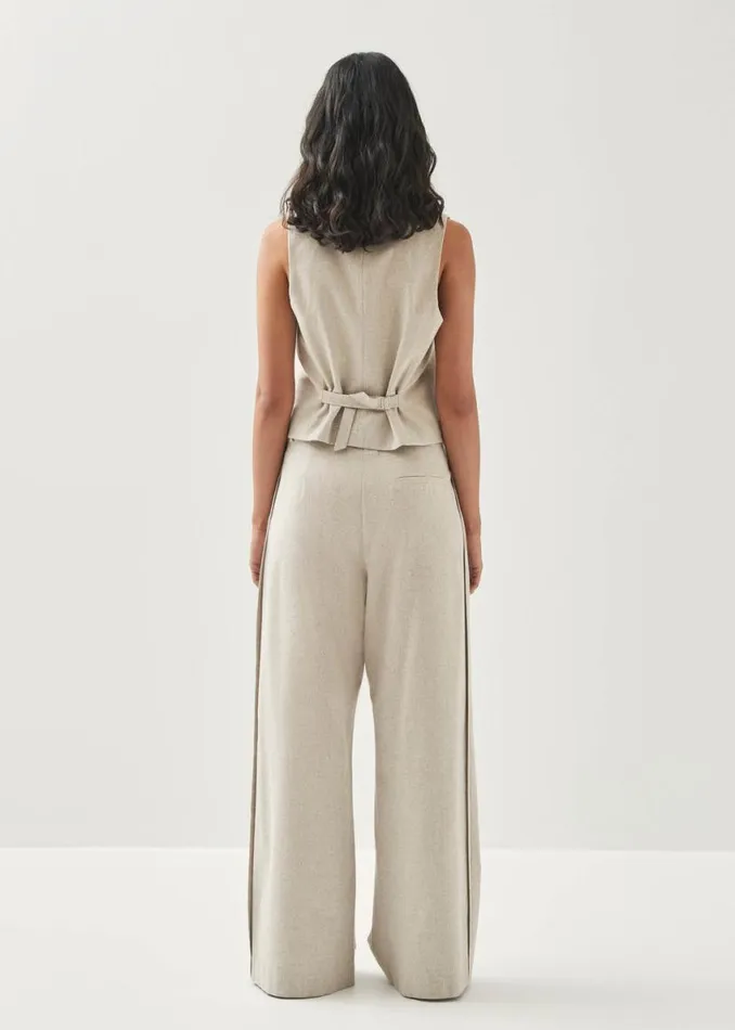Pants Women ALOHAS Meran Cream Trousers