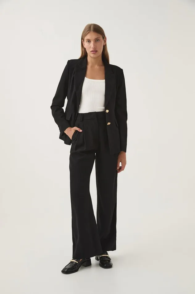 Paragon Structured Jacket Black Women Aje Blazers Jackets 038 Coats