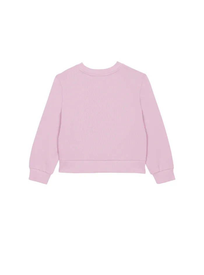 Paris Sweatshirt Purple Kids Balmain