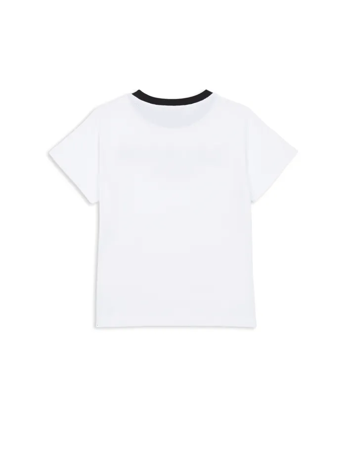 Paris Tshirt White Kids Balmain