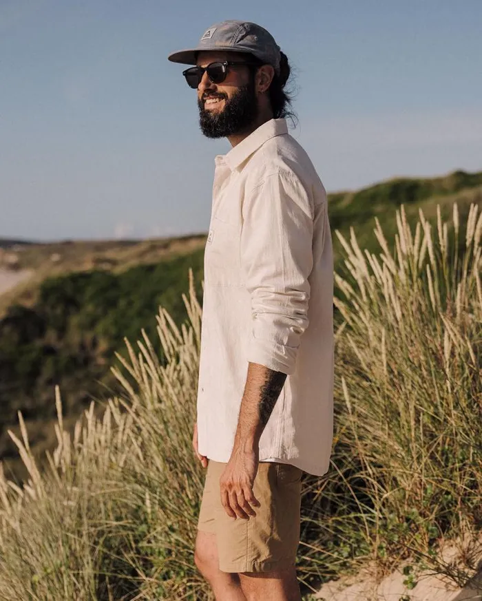 Passenger Clothing Arica Textured Shirt Birch Men Shirts