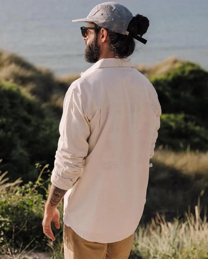 Passenger Clothing Arica Textured Shirt Birch Men Shirts