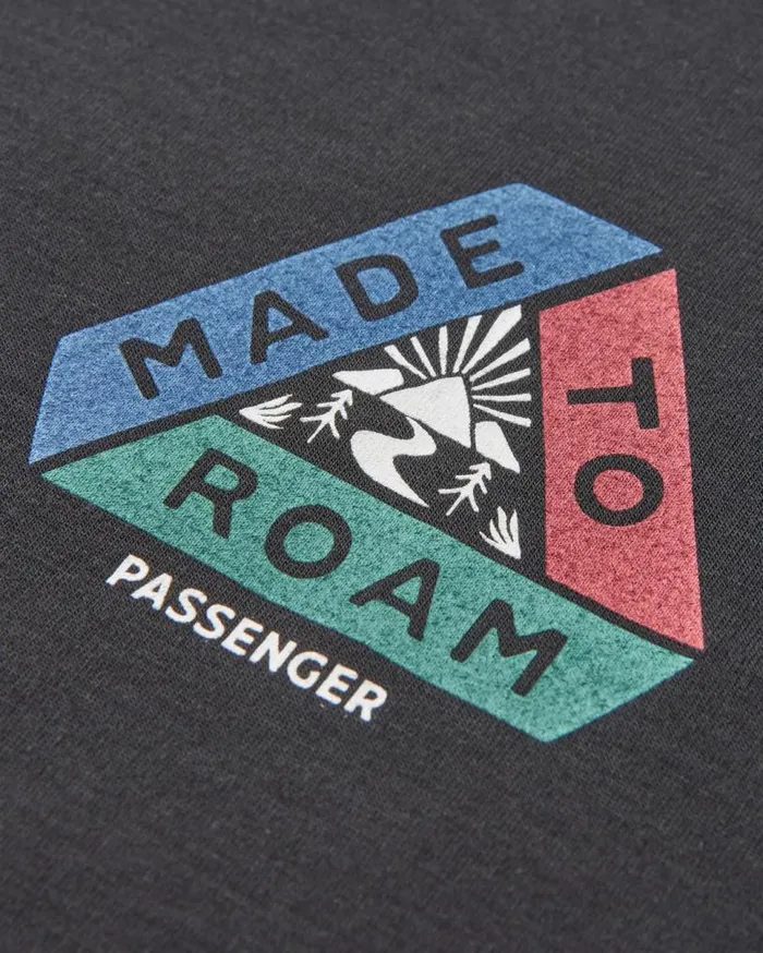 Passenger Clothing Aurora Recycled Active TShirt Black Women Activewear