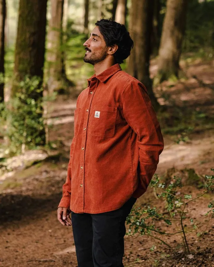 Passenger Clothing Backcountry Cord Shirt Baked Clay Men Shirts