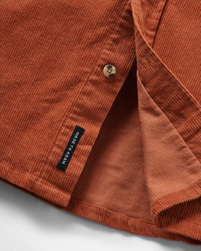 Passenger Clothing Backcountry Cord Shirt Baked Clay Men Shirts