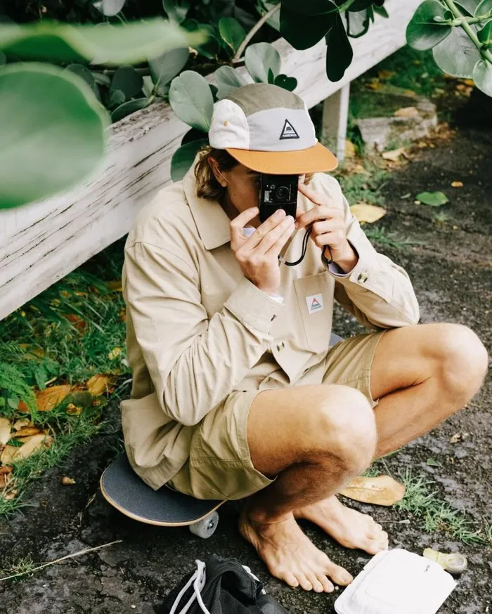 Passenger Clothing Balsa Organic Cotton Overshirt Biscuit Men Shirts