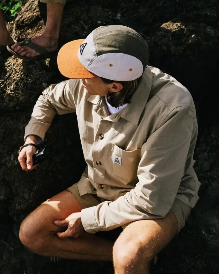 Passenger Clothing Balsa Organic Cotton Overshirt Biscuit Men Shirts