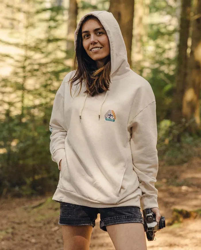 Passenger Clothing Be Free Recycled Cotton Hoodie Birch Women Activewear
