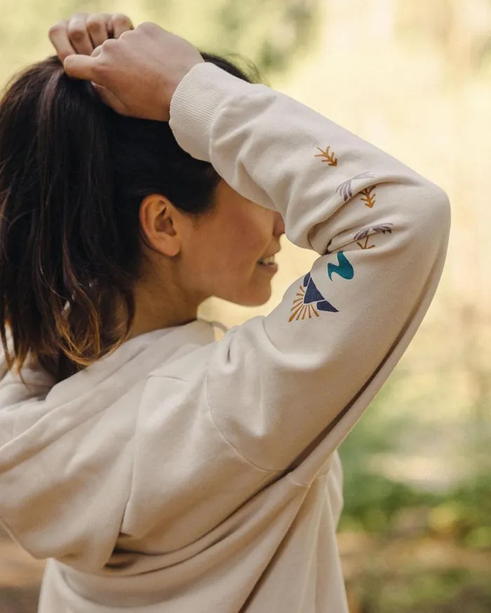 Passenger Clothing Be Free Recycled Cotton Hoodie Birch Women Activewear