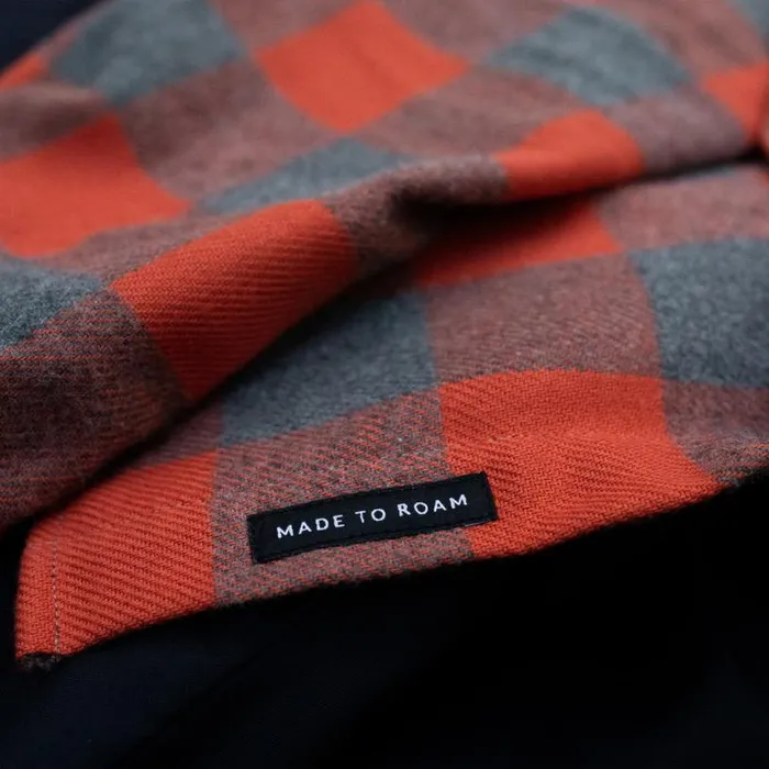 Passenger Clothing Bozeman Shirt Buffalo Check Orange Men Shirts