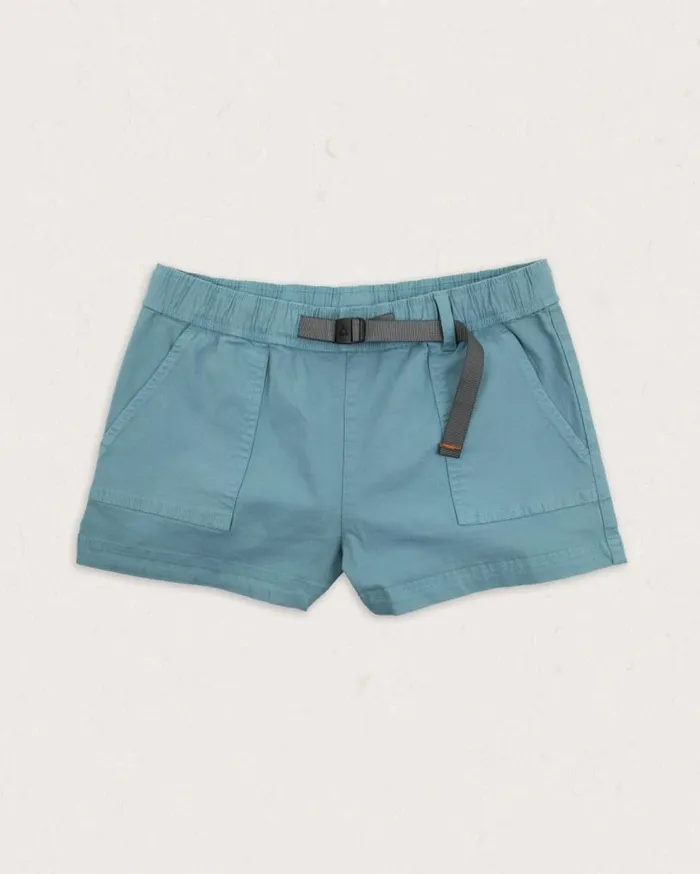 Passenger Clothing Del Sur Organic Cotton Short Ocean Blue Women Shorts