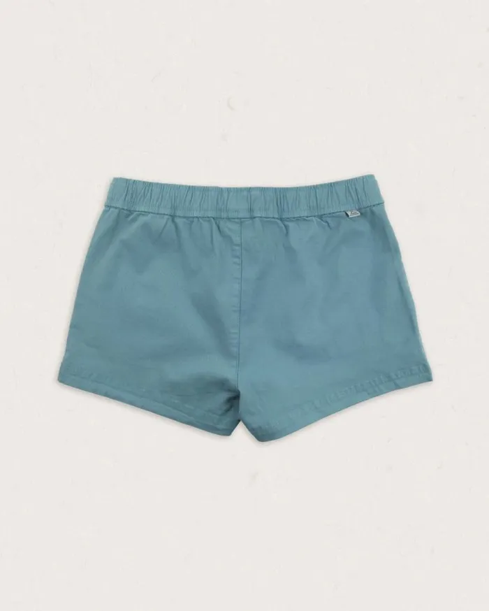 Passenger Clothing Del Sur Organic Cotton Short Ocean Blue Women Shorts