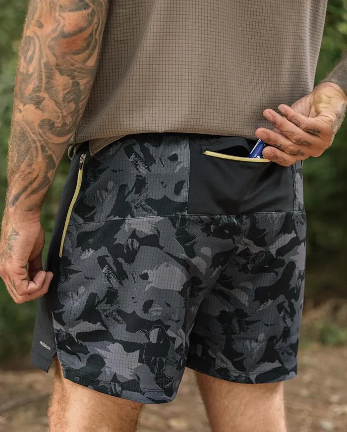 Passenger Clothing Exploration Trail Recycled Shorts Black Men Activewear