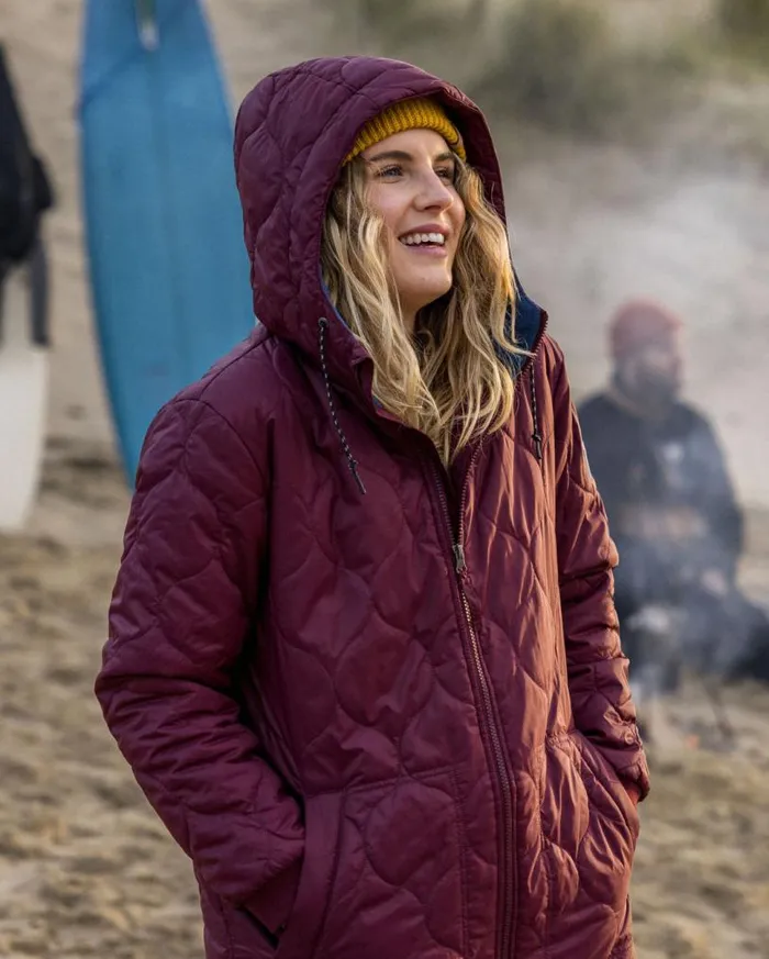 Passenger Clothing Flora 20 Long Recycled Insulated Parka Wine Women Jackets