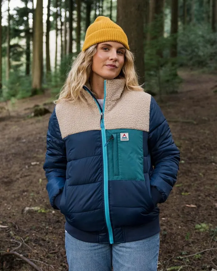 Passenger Clothing Inspire Full Zip Fleece Jacket Rich Navy Women Jackets