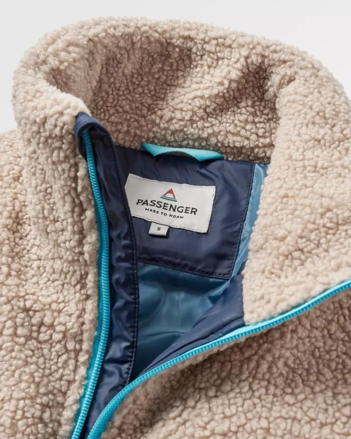 Passenger Clothing Inspire Full Zip Fleece Jacket Rich Navy Women Jackets