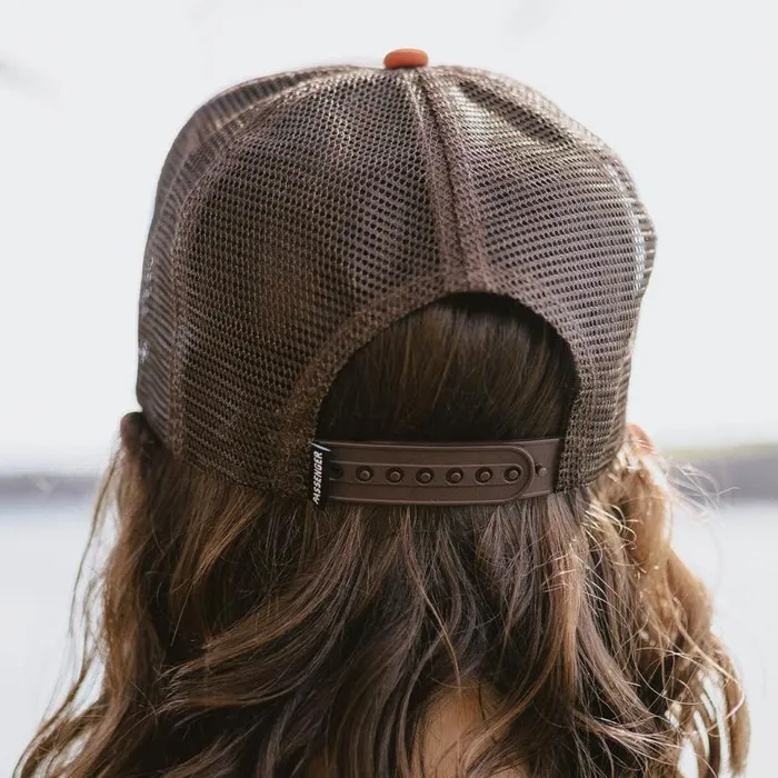 Passenger Clothing Land and Sea Snapback Trucker Cap Sunrise Orange WomenMen Caps and Hats