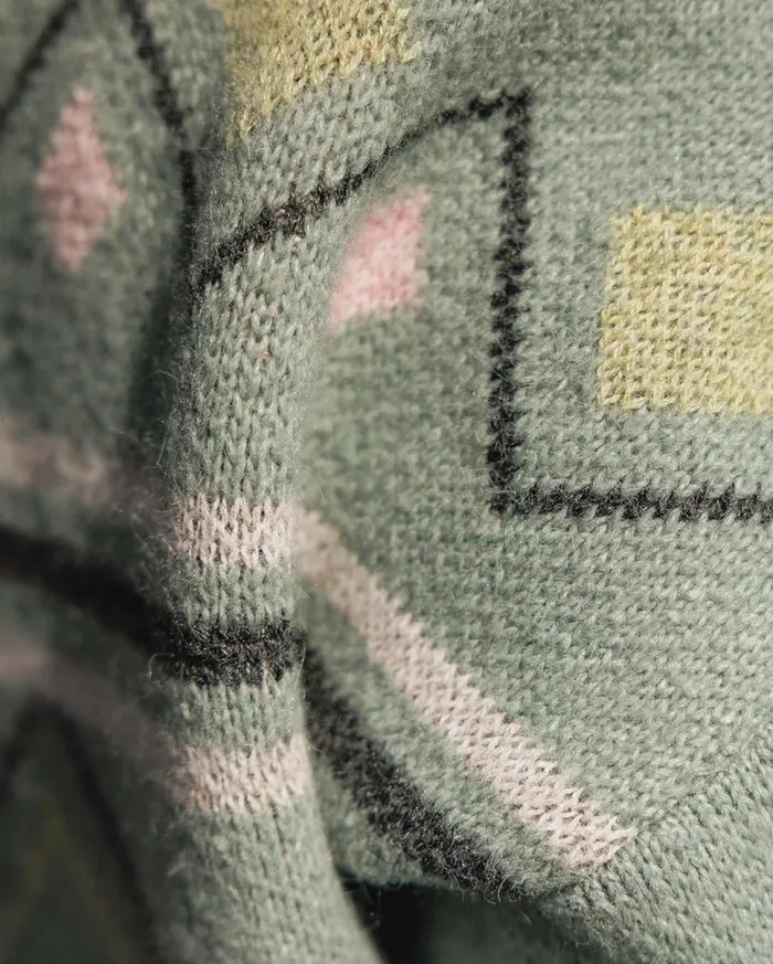 Passenger Clothing Leif Recycled Yarn Cardigan Pistachio Women Knitwear