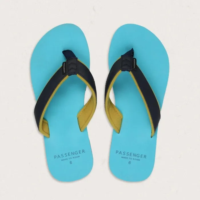 Passenger Clothing Lima Flip Flop Pastel Turquoise Women Flip Flops and Sandals