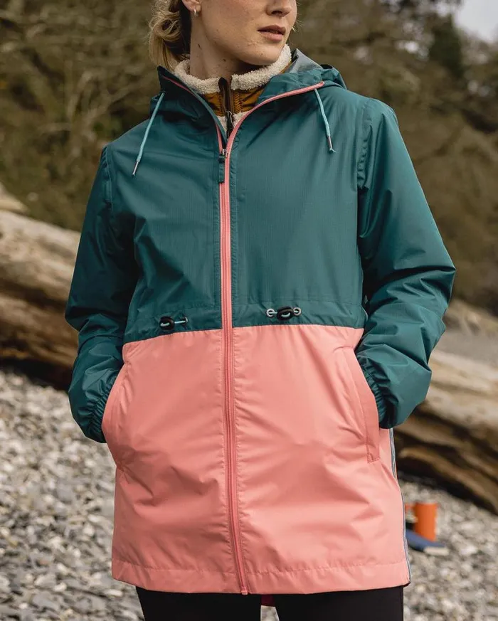 Passenger Clothing Nimbin Recycled Full Zip Water Resistant Jacket Mediterranean Women Activewear Passenger Clothing Nimbin Recycled Full Zip Water Resistant Jacket Mediterranean Women Activewear
