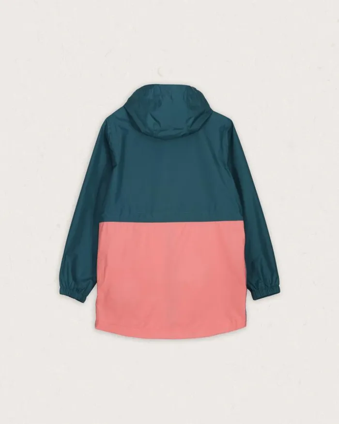Passenger Clothing Nimbin Recycled Full Zip Water Resistant Jacket Mediterranean Women Activewear