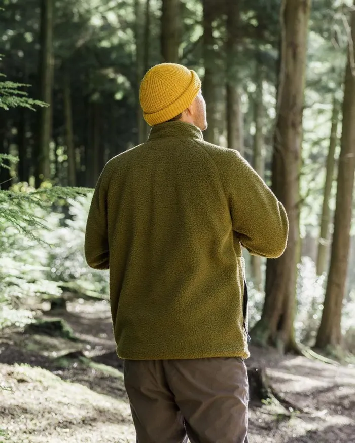 Passenger Clothing Offgrid 20 Recycled Sherpa Fleece Khaki Men Fleece