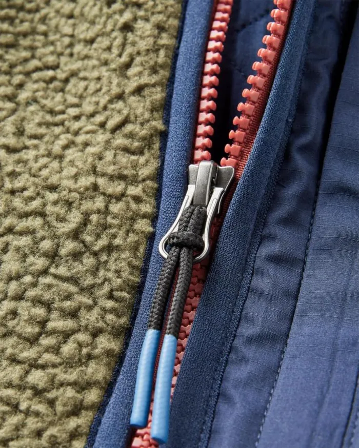 Passenger Clothing Offgrid 20 Recycled Sherpa Fleece Khaki Men Fleece
