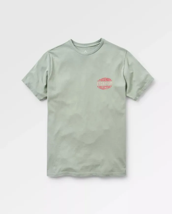 Passenger Clothing Reconnect Recycled Cotton TShirt Pistachio Men TShirts and Vests