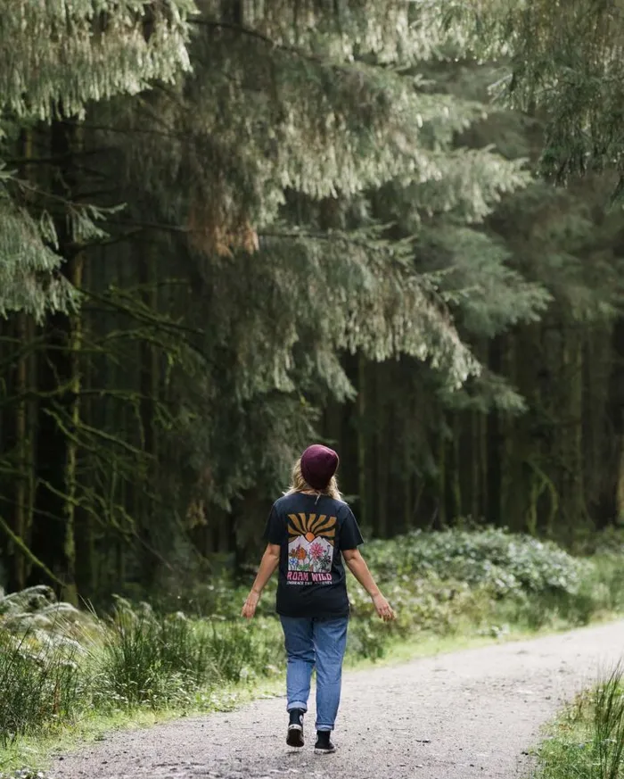 Passenger Clothing Roam Wild Recycled TShirt Black Women Tops and TShirts