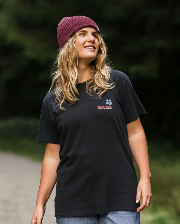 Passenger Clothing Roam Wild Recycled TShirt Black Women Tops and TShirts