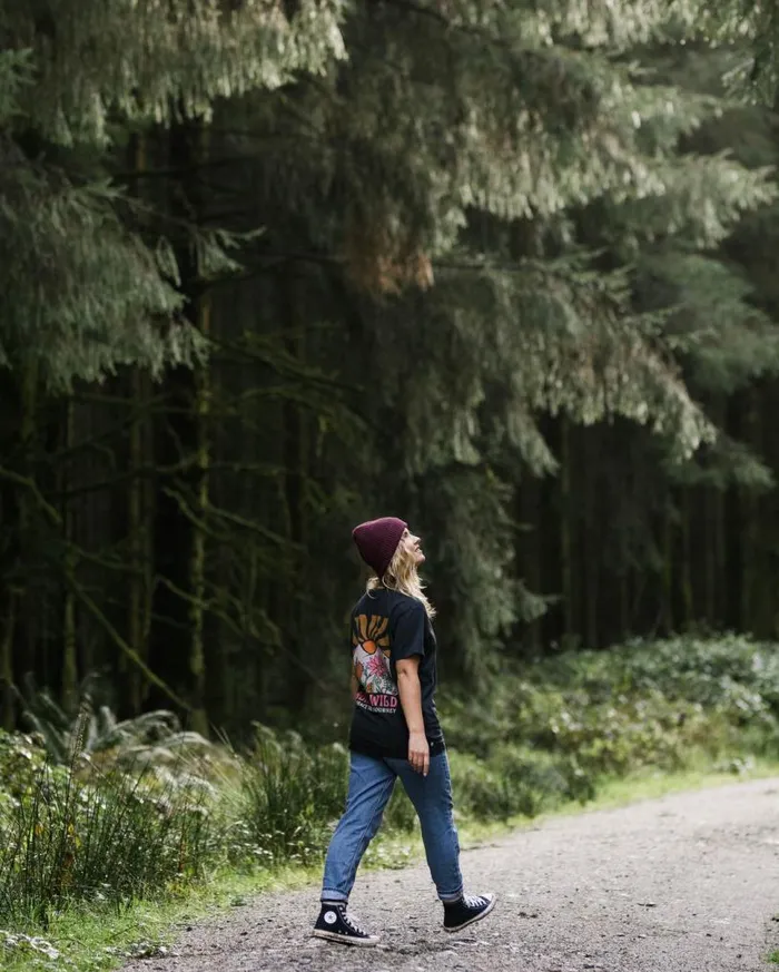 Passenger Clothing Roam Wild Recycled TShirt Black Women Tops and TShirts