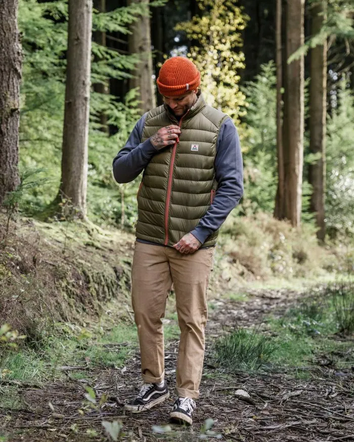 Passenger Clothing Roamer Insulated Vest Khaki Men Jackets