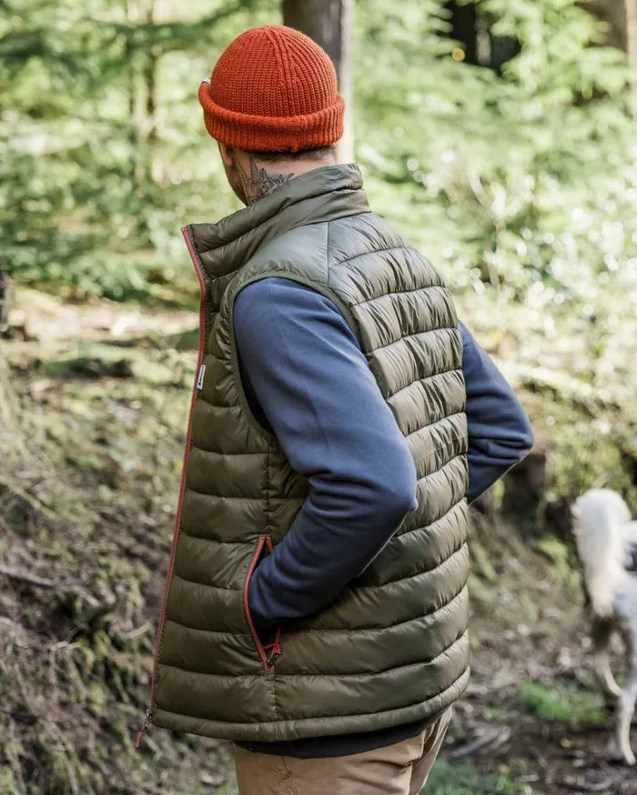 Passenger Clothing Roamer Insulated Vest Khaki Men Jackets