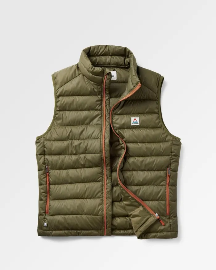 Passenger Clothing Roamer Insulated Vest Khaki Men Jackets