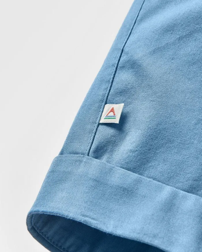 Passenger Clothing Santosa Twill Short Blue Shadow Women Shorts