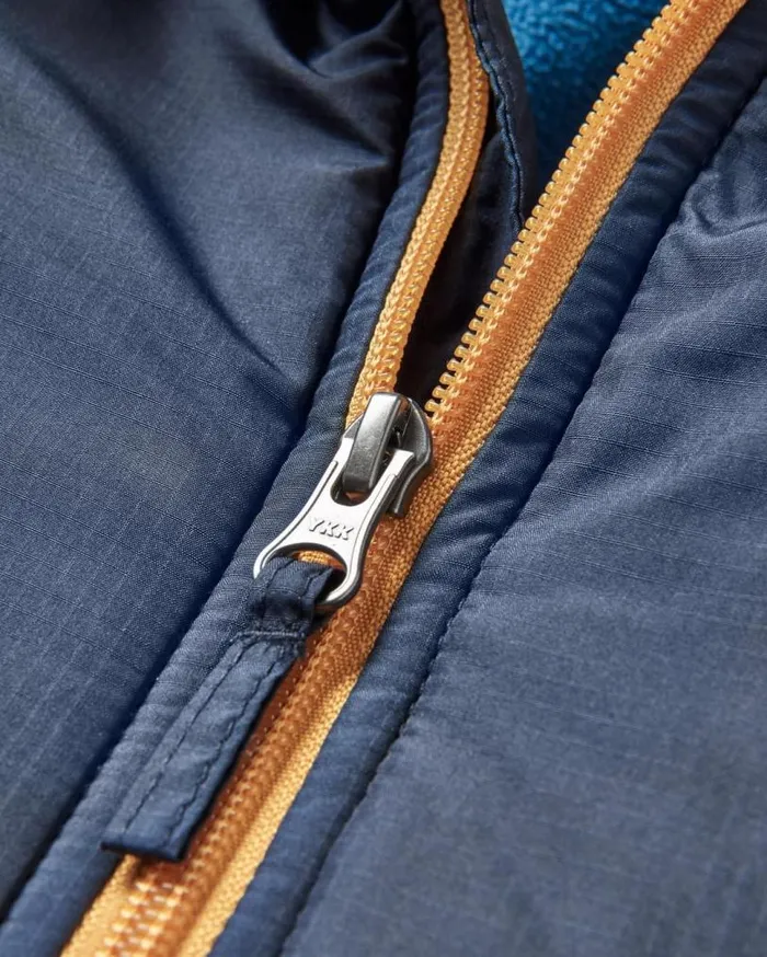 Passenger Clothing Woodland Recycled Polarlined Sherpa Fleece Blue Steel Men Fleece