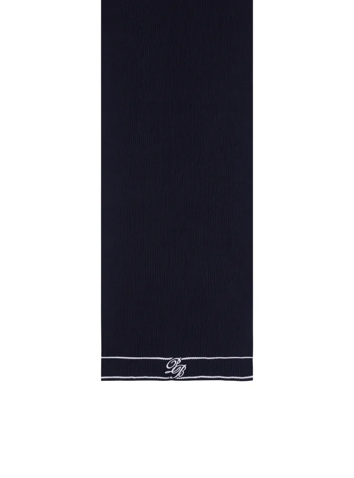 PB Patch Scarf Navy Men Balmain Scarves