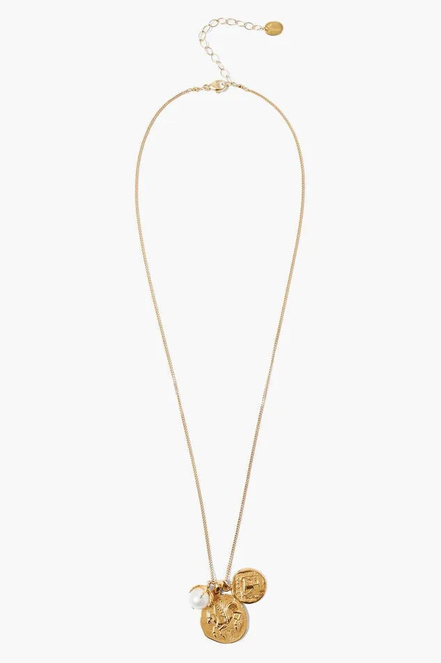 Pegasus Charm Necklace Gold Mix Women Chan Luu Necklaces