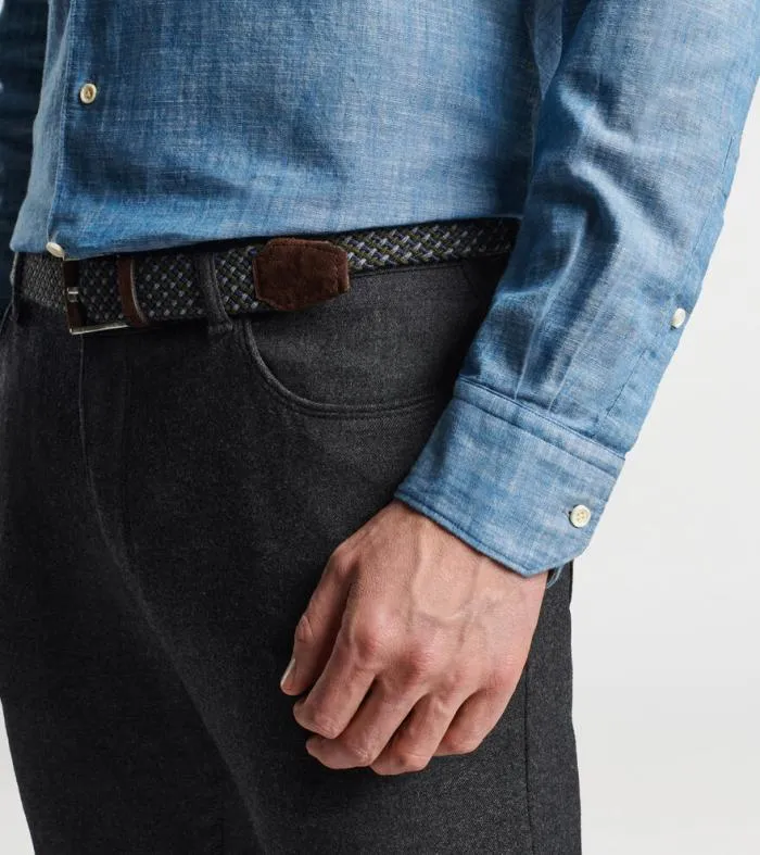 Peter Millar Sport Shirts Men Japanese Selvedge Sport Shirt