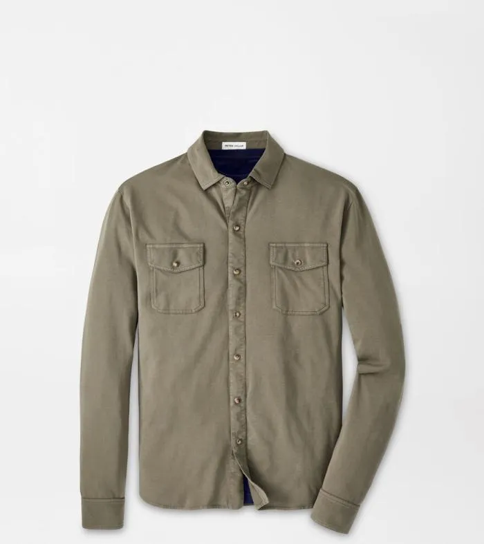 Peter Millar Sport Shirts Men Lava Wash Snap Front Shirt