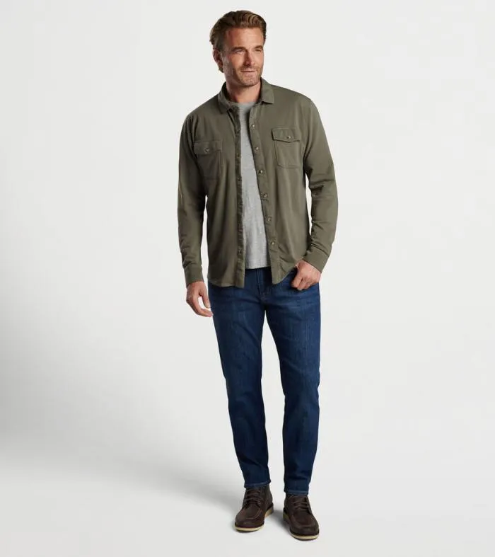Peter Millar Sport Shirts Men Lava Wash Snap Front Shirt