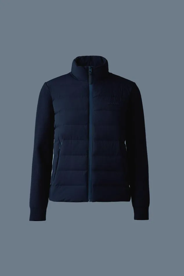 Puffers Women Mackage OCEANECITY Light Down Mixedmedia Jacket Black Puffers Women Mackage OCEANECITY Light Down Mixedmedia Jacket Black