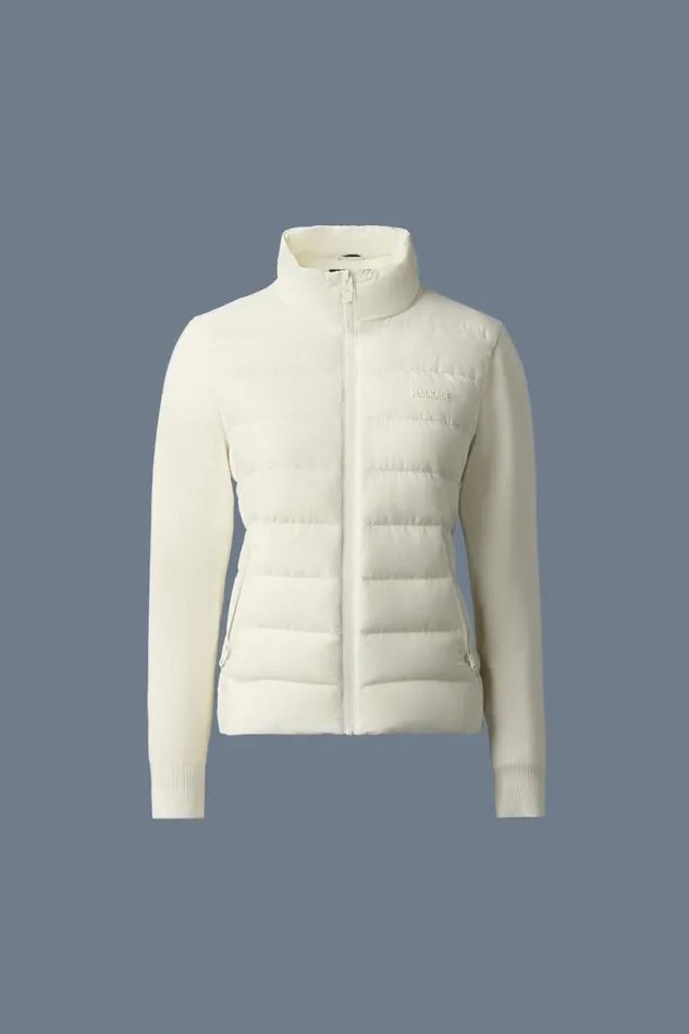 Puffers Women Mackage OCEANECITY Light Down Mixedmedia Jacket Black Puffers Women Mackage OCEANECITY Light Down Mixedmedia Jacket Black
