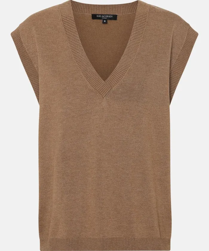 Pullover 8211 Dark Camel Clothing Ilse Jacobsen Knitwear Pullover 8211 Dark Camel Clothing Ilse Jacobsen Knitwear