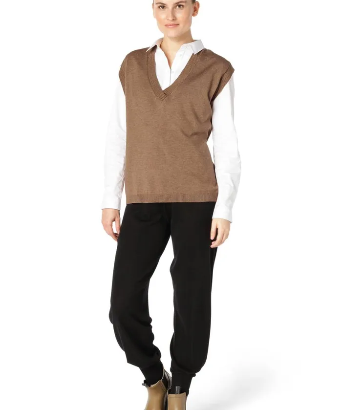 Pullover 8211 Dark Camel Clothing Ilse Jacobsen Knitwear Pullover 8211 Dark Camel Clothing Ilse Jacobsen Knitwear