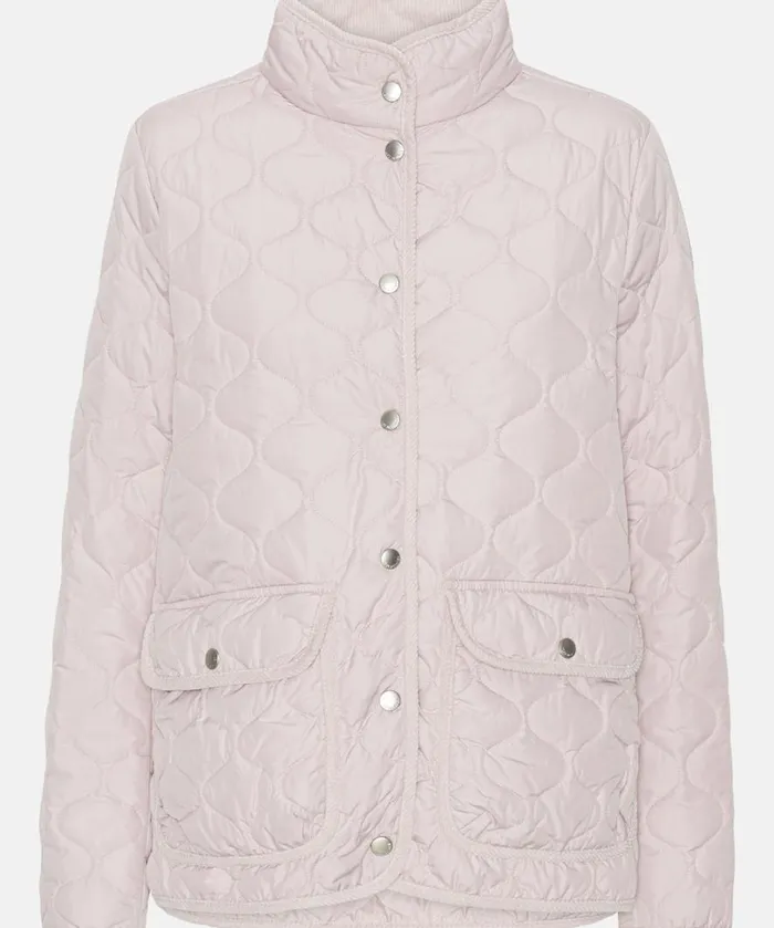 Quilt Jacket 8211 Concrete Outerwear Ilse Jacobsen All Jackets And Coats