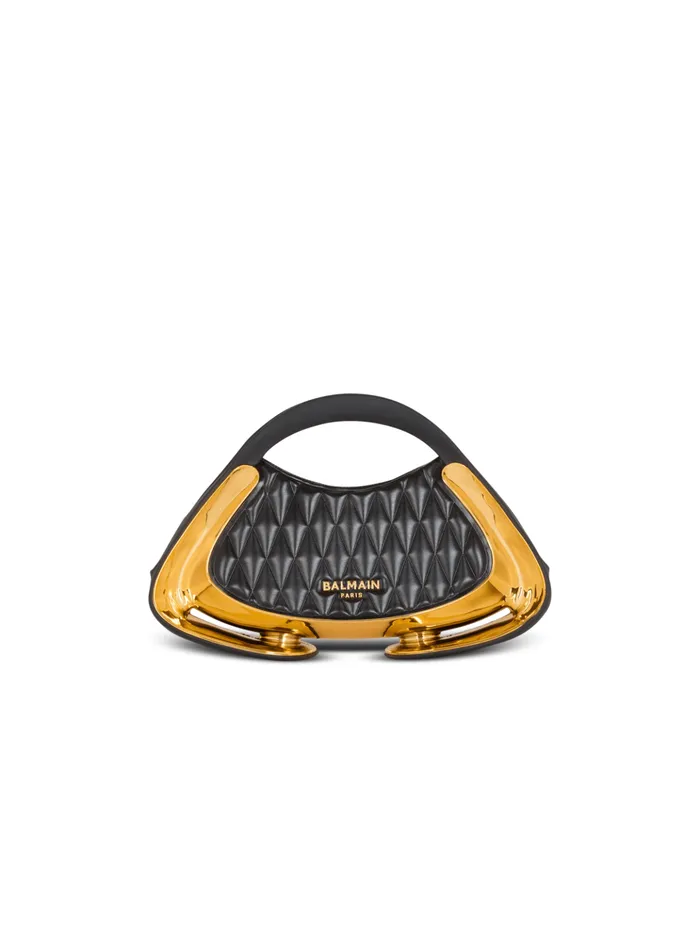 Quilted Small Jolie Madame Bag Black Women Balmain Mini Bags